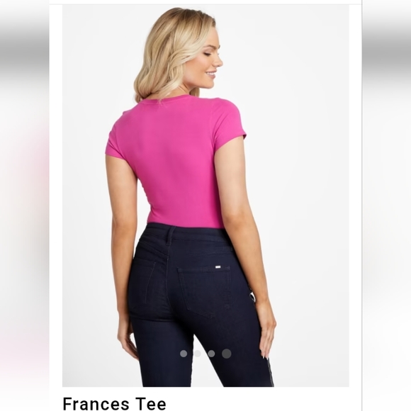 Guess Frances Tee Purple Dragonfoot NWOT (2023) - Picture 4 of 6